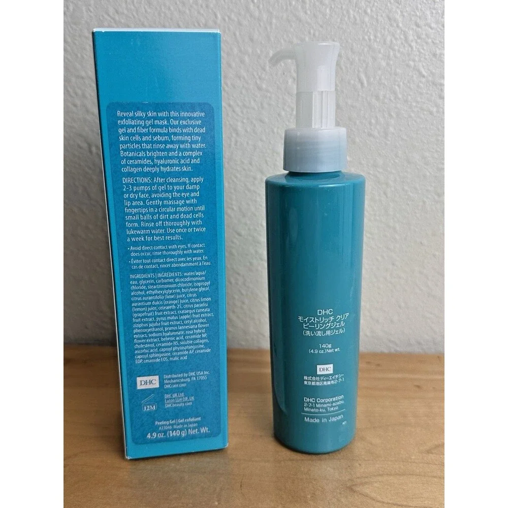 DHC Moisture-Rich Clarifying Peeling Gel 4.9 oz 140g Japan Full Body NEW Sealed